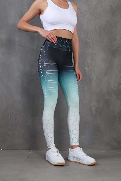 Miss Prova Спортивні легінси з високою талією з цифровим принтом MISSTA2371