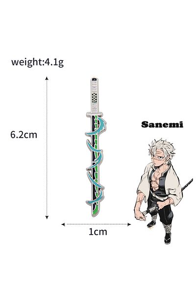 Choice X00276-05 Anime Demon Slayer Brooch Enamel Kimetsu No Yaiba Sword Pins Weapon Badge Fans Cosplay Sou