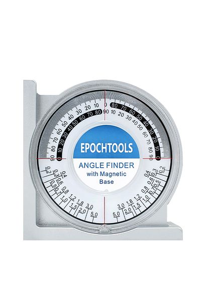 Choice WHITE Magnetic Angle Finder Locator Mini Inclinometer Measurement Tool Protractor Tilt Level Meter D
