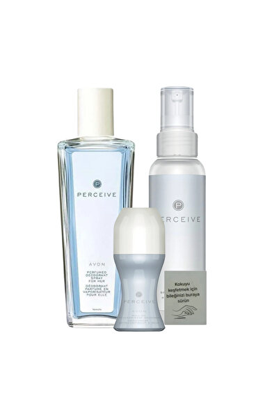 AVON Perceive Parfümlü Kadın Vücut Spreyi 75 ml + vücut spreyi + Perceive Rol...