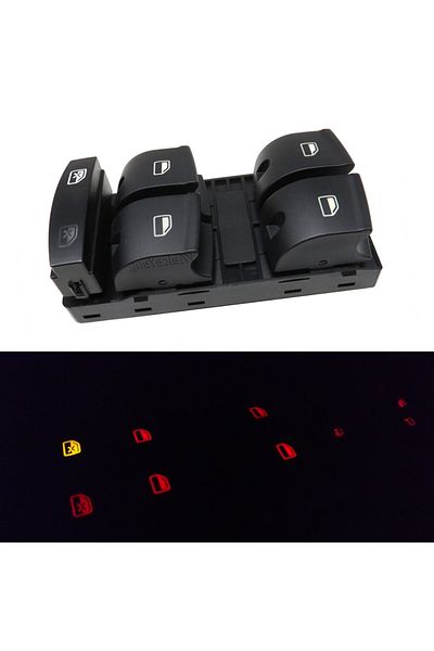 Choice For Audi A3 8P SPORTBACK A6 4F 4G C6 Q7 Electric Master Window Lifter Control Switch Car Accessor...