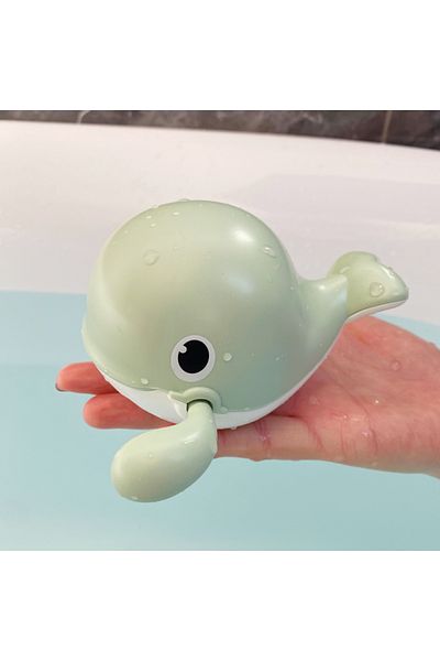 Choice Green whale Fun Basketball Hoop Balls Playset Boys Girls Bath Toys Bathtub 3 Balls Set Strong Suctio