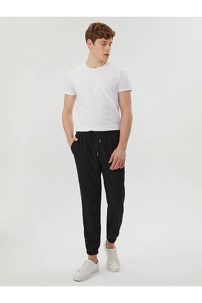 Loft Men's Regular Fit Black Trousers Lf 2029015