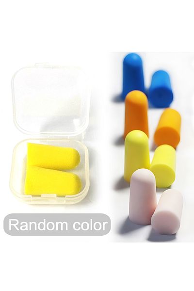Choice Style 3 Random color 1 Pair Soft Silicone Earplugs - Noise Canceling, Waterproof, Comfortable Fit, f