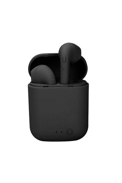 Choice Black Original TWS I12 Macaron Wireless Bluetooth Headset Matte Sport Binaural Earbuds Wireless Head