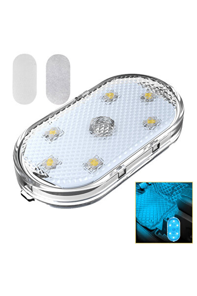Choice4 مصباح LED داخلي بمستشعر لمس USB أزرق ثلجي قطعة واحدة مصباح LED لمصباح...