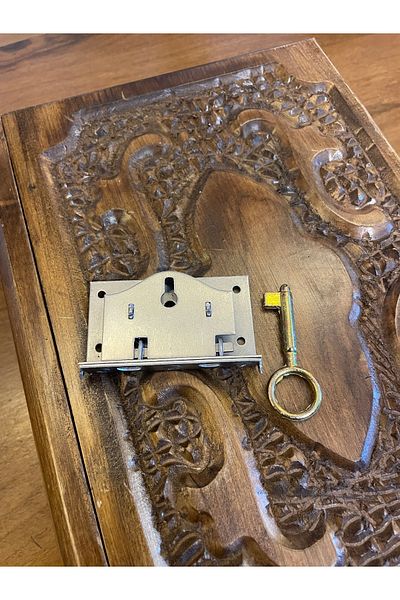 ANTİKA AYAL Chest Lock Piggy Bank Lock