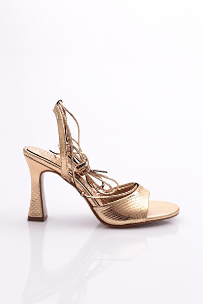 DGN Women's Evening Dress Shoes Gold Honeycomb 86212821