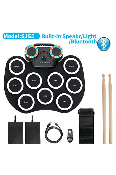 Choice SJG6 with Bluetooth Electronic Roll Up Drum Set