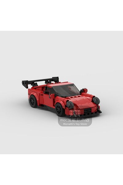 Choice سيارة سباق رياضية Porsche 911GT3 RS MOC-GT-RS Speed Champion Racer مكعبات بناء مكعبات بناء