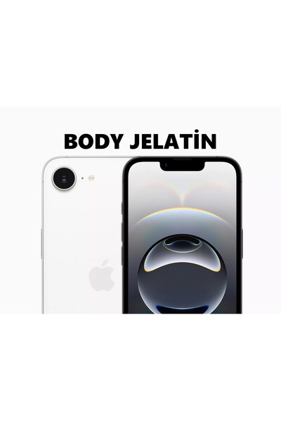 İphone 16E Uyumlu Body Şeffaf Ultra Ekran Koruyucu Nano Jelatin