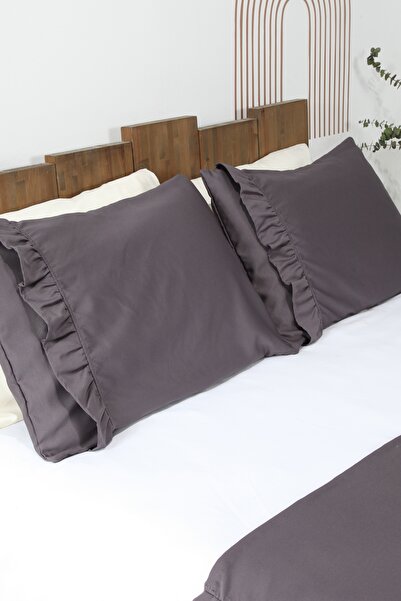 cotton maison Poly Bed Runner Set Frilly 80X240 cm