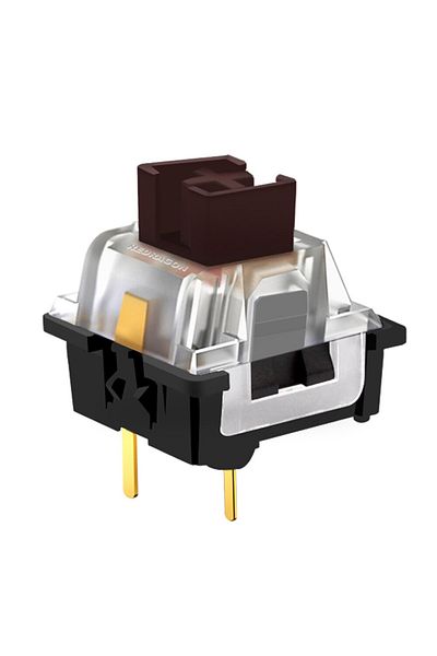 Choice 50 قطعة من مفاتيح Redragon SMD RGB Mx ذات 3 دبابيس خطية تعمل باللمس صامتة باللون الأحمر والأزرق والأسود والبني والأرجواني