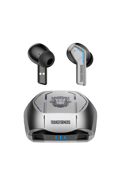 Choice Silver Transformers Tf-t06 5.3 Tws Bluetooth Headset Wireless Earphone Enc Noise Reduction Hifi Ster