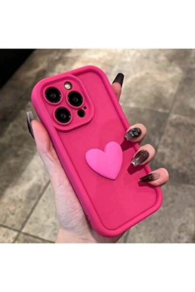 Choice For iPhone 11 Full Rose Luxury Cute 3D Love Heart Silicone Phone Case ...