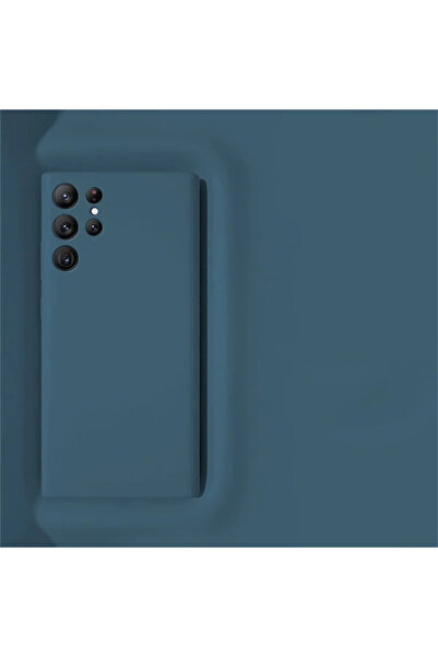 Choice جراب سيليكون سائل أصلي باللون الأزرق لهاتف S21 FE لهاتف Samsung Galaxy...