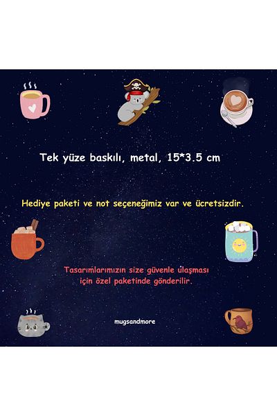 mugshop Premium Metal Bookmark - Unbreakable and Gift Design