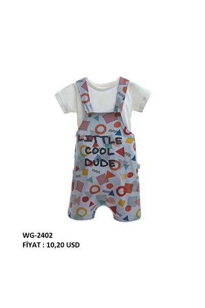 Wogi Baskılı Çocuk Salopet Takım