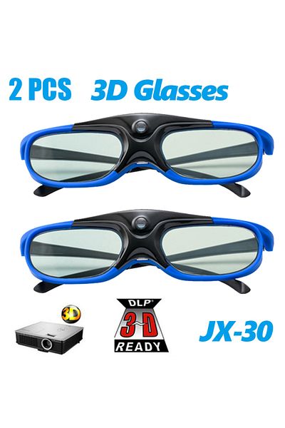 SJCAM 2PCS Blue 2PCS 3D Glasses Active Shutter 96-144HZ for BenQ Acer X118H P1502 X1123H H6517ABD H65108D