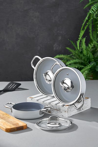 Taç Gray Sahra 6 Piece Omelette Set
