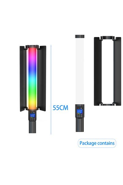 Choice ONLY light RGB Photography Video Light Stick Wand Party Colorful LED Lamp Fill Light Handheld Flash
