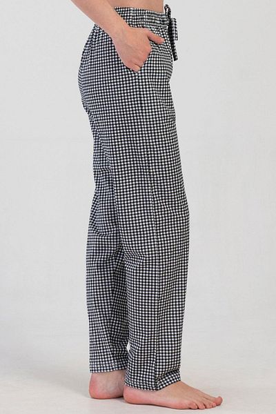 VİENETTA Pantaloni negri pentru femei, 100% bumbac C5T0N5O804