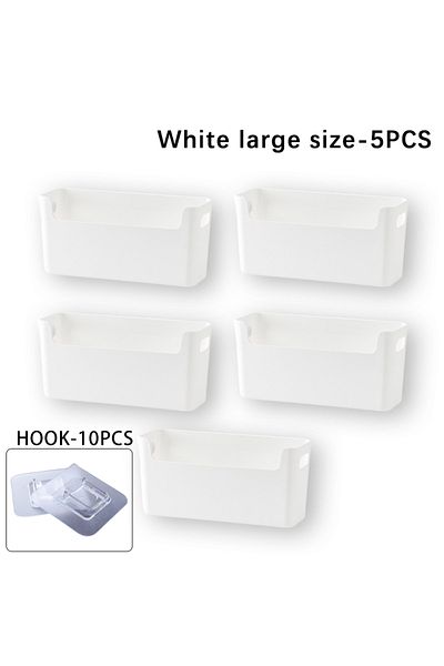 Choice Large-5PC-Hook-10PC Cabinet Door Organiser Multifunctional Desktop Storage Box No Punch Wall Organis