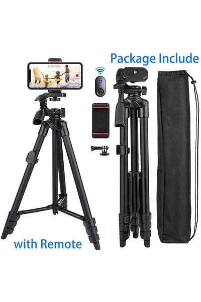 Choice NA-3560 NA3560 Phone Tripod 55in Professional Video Recording Camera Photography Stand for Xiaomi HU