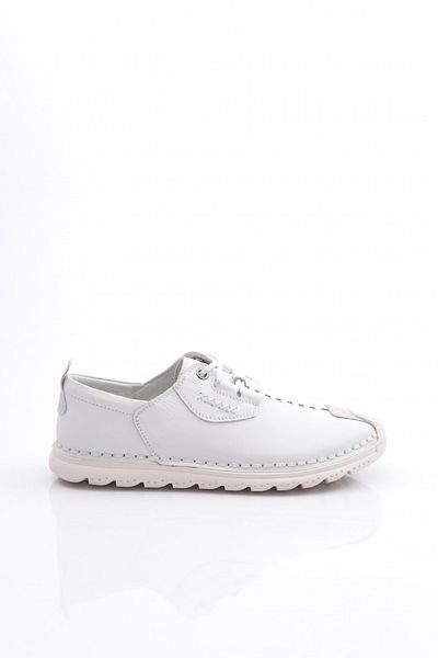 DGN Ανδρικά παπούτσια με λεπτομέρεια ραφής Sneaker White Suede White 109713616