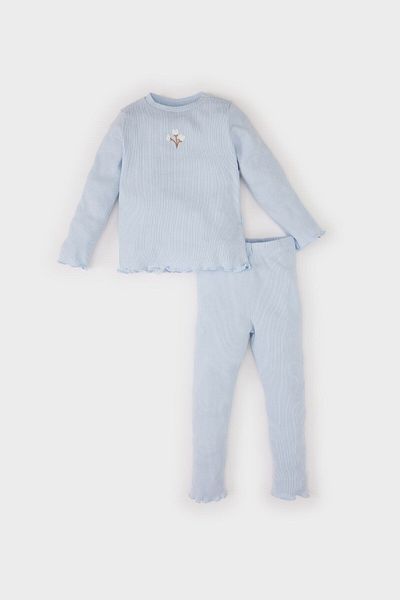 DeFacto Children's Knitted Set Y1122A2 Lt. Blue