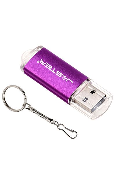JASTER 8gb Purple New Creative With Key Chain Usb 2.0 Flash Drive 128gb 64gb 32gb 16gb 8gb 4gb 128mb