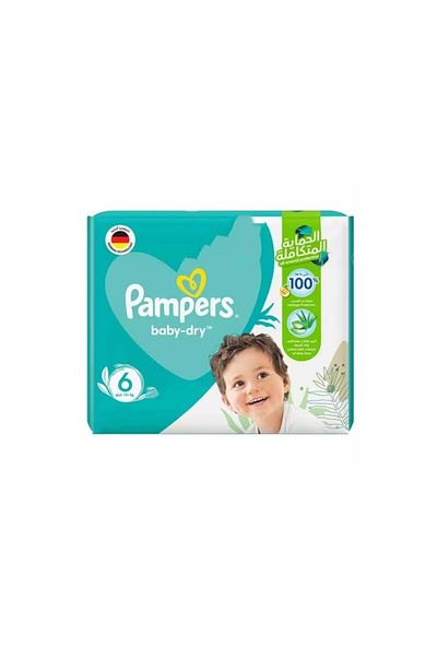 Pampers Baby-Dry, Size 6, 13+ kg , 8 Diapers