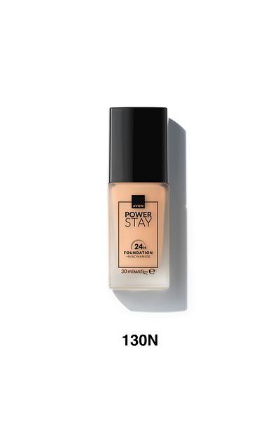 AVON Ten Power Stay 24-Hour Foundation, 130N Alabaster