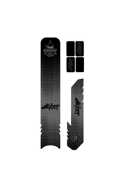 Choice Lingge style ENLEE Bicycle Frame Protection Sticker MTB Removable Bike Down Tube Anti-Scratch Sticke