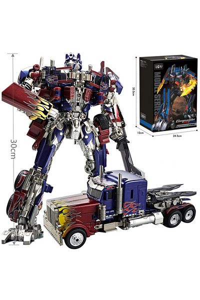 Choice Battery  x3 30CM Transformation Robot Toys Commander Optimus Alloy Robot Jetfire Autobots Figuras Mo