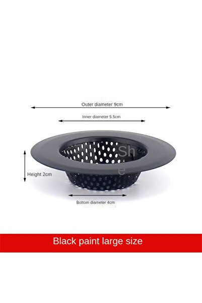 Choice فلتر حوض المطبخ 9 سم، فلتر شبكي من الفولاذ المقاوم للصدأ، فلتر حوض الح...