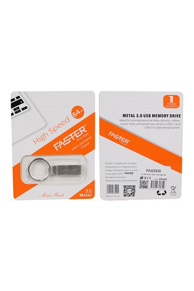 harry 64 Gb Metal Body Flash Memory USB 3.0 Fast Data Transfer USB Flash Driver