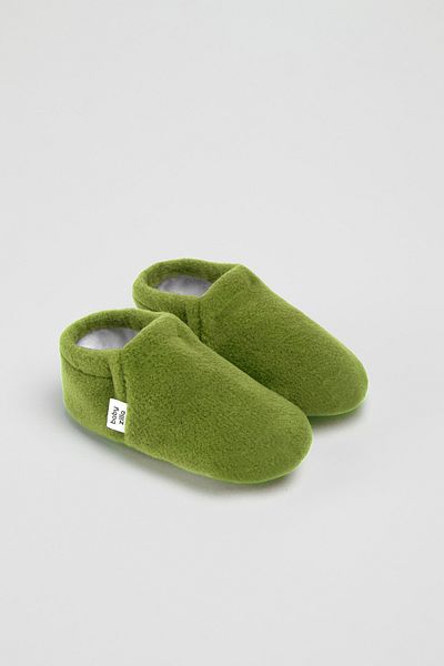 BabyZilla Non-Slip Sole Fleece Baby Booties Organic Cotton Lining, Home Boot Slippers and Nursery Shoes