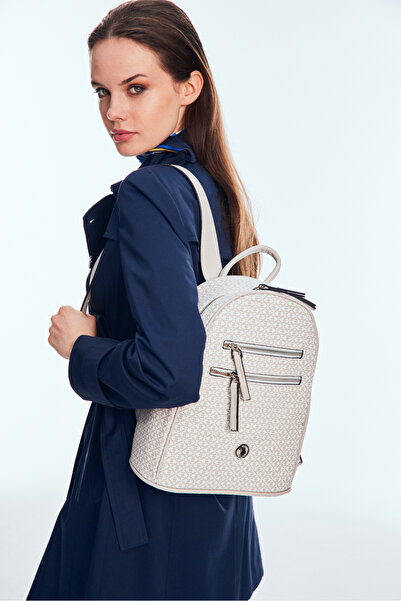 U.S. Polo Assn. Rucsac de damă alb-gri Us8407