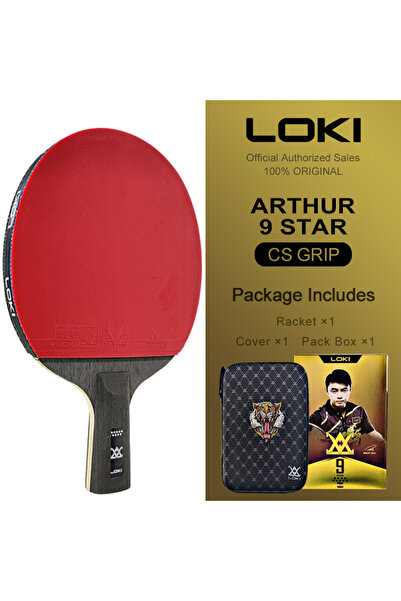 Choice مضرب تنس الطاولة LOKI ARTHUR 9 Star CS بمقبض 9 نجوم، مضرب تنس الطاولة ...