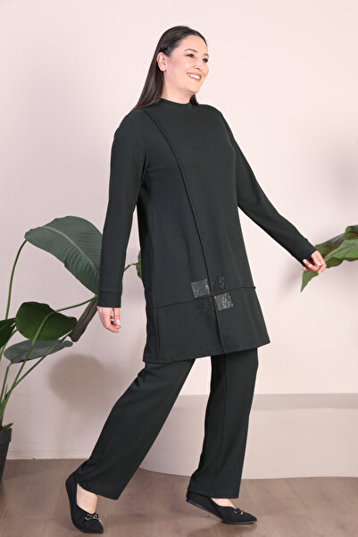 Ferace Women's Plus Size Seasonal Combed Cotton Suit