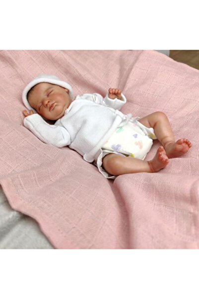 Choice دمية طفل خديج صغيرة من NPK مقاس 10 بوصات مصنوعة من السيليكون الناعم من الفينيل الملمس الحقيقي مصنوعة من الجلد ثلاثي الأبعاد يشبه الحياة