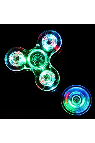 Choice لعبة فيدجيت سبينر ذات إضاءة LED بيضاء، سبينر يدوية، تتوهج في الظلام، س...