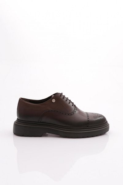 DGN Men's Oxford Shoes Brown Antique Style 211643641