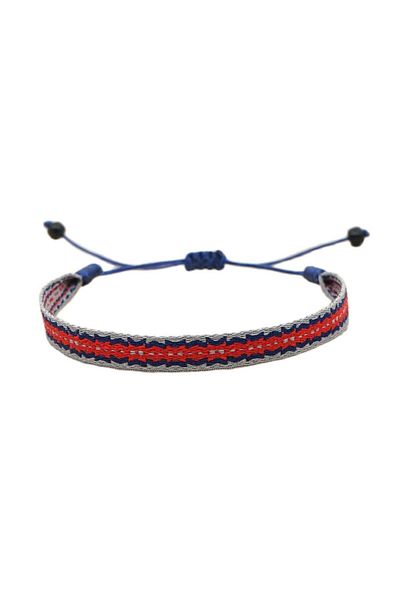 KZ-0012B KKBEAD Wholesale Handwoven Bracelet Colombia Cloth Braided Wristband Bracelets for Women Me
