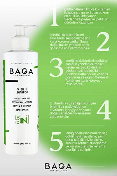 Baga 5 In 1 Arada Şampuan