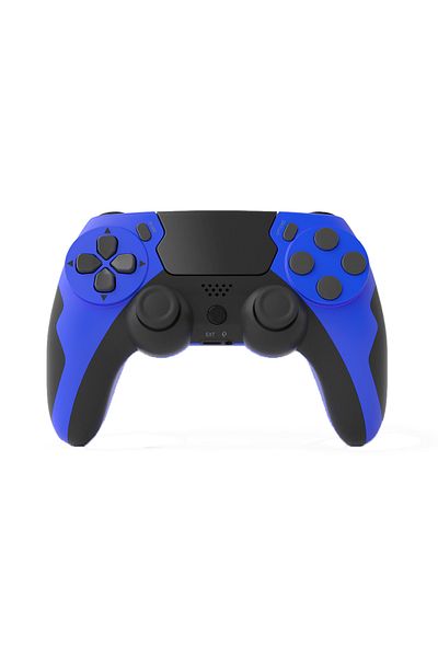 Choice blue GAMINJA Wireless Controller Bluetooth Gamepad Double Vibration 6Axis Joypad Touchpad Microphone