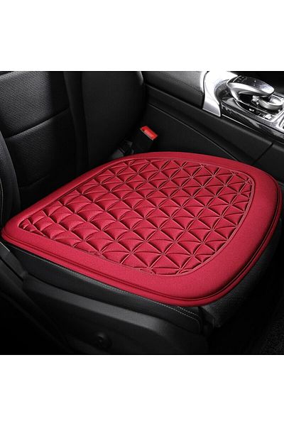 Choice Red square pad 3D Suspended Car Seat Cushion, Seat Cover With Embossed Pattern Four Seasons Gener