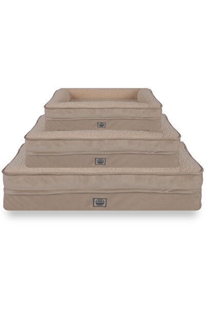 Jungolica Pet Products Felix, Visco Süngerli, Ultra Yumuşak, %100 Su Geçirmez Alezli, Konforlu Kedi Ve Köpek Yatağı