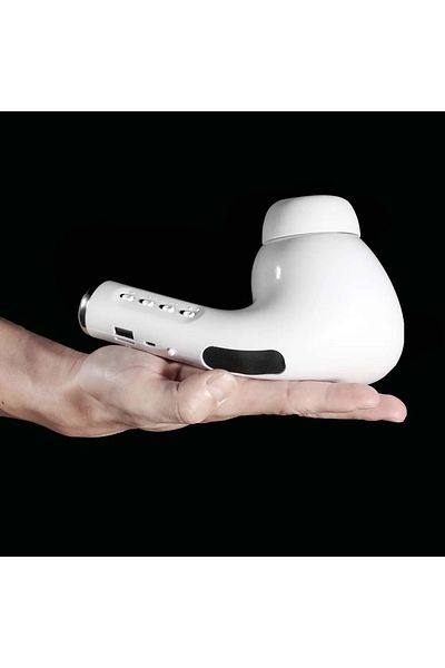 TDX سماعة رأس بلوتوث عملاقة كبيرة الحجم باللون الأبيض لطراز AirPods Pro، هدية صوتية لاسلكية بتقنية البلوتوث